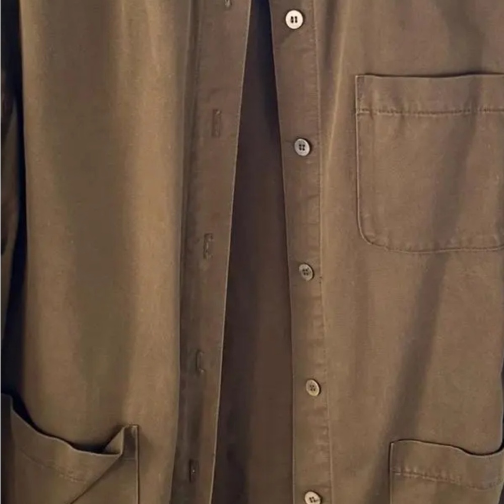 Jones New York Sport Khaki Vintage Utility Jacket - Picture 3 of 10